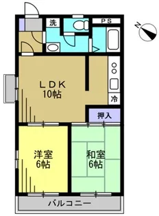 メゾン21【4階】の間取り