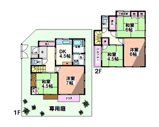 東京都国分寺市泉町3【一戸建】の間取り