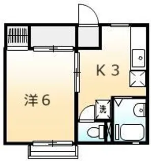 広島県福山市南蔵王町4丁目【アパート】の間取り