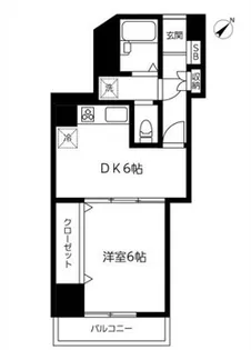 ハイツリッチモンド【6階】の間取り