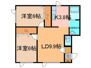 ハウスオブローズ5【1階】の間取り