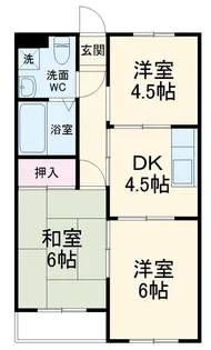 サンモールマンション【3階】の間取り