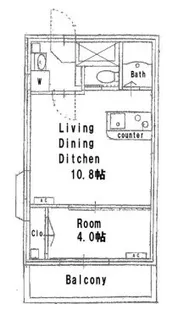 パレスジョージタウン【3階】の間取り