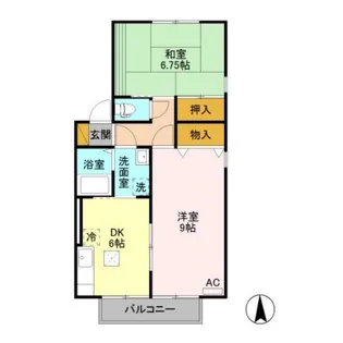 長野県長野市大字稲葉【アパート】の間取り
