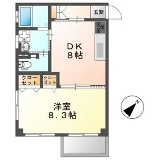 篠原歯科ビル【4階】の間取り