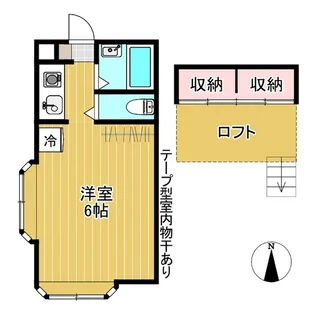 ジュネスクリエイトI【2階】の間取り