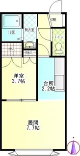 フレグランス529【1階】の間取り