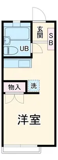 ルミナス本中山【1階】の間取り