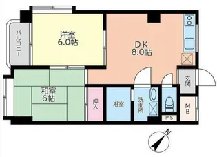 ポルタ青葉台【4階】の間取り
