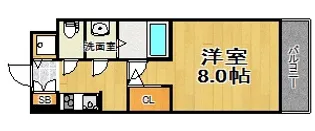 サムティ姫島LIBERLE【8階】の間取り