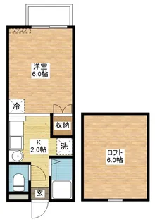シーサイド京泊【2階】の間取り