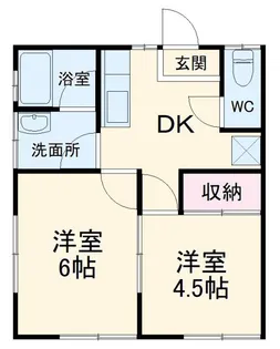 学園台ハイツ【2階】の間取り