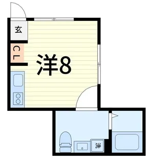 TheRiversideAOTO【2階】の間取り