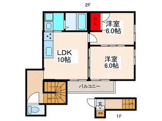 エルム新石切【2階】の間取り