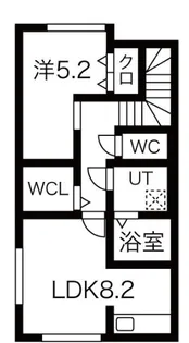 リアン【3階】の間取り