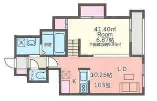グリーンコート江ヶ崎館【1階】の間取り