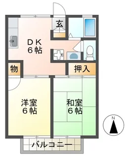 プリマベーラB棟【2階】の間取り