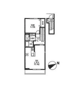 ザ・キャッスルM【2階】の間取り