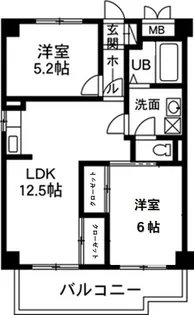 EL AL Khazar KOIKE   エルアルカザール小池【6階】の間取り