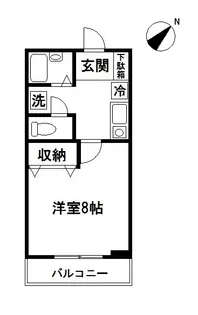グリーンウエスト【2階】の間取り