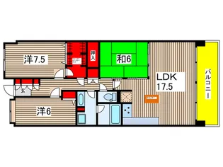 ブラウシア【15階】の間取り