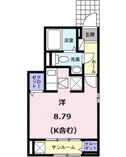 東京都大田区大森西3【アパート】の間取り