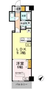 Hill Flat Osaki【5階】の間取り