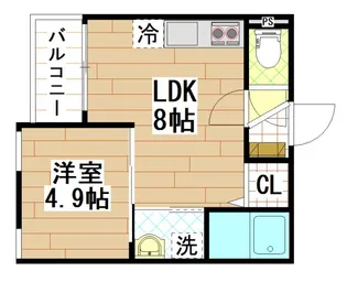 Muse Zio V【1階】の間取り