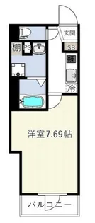東京都江東区冬木【マンション】の間取り