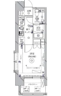 クレイシア新大塚【4階】の間取り