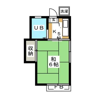 平林アパート【1階】の間取り