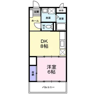 エスポアールPart2【3階】の間取り