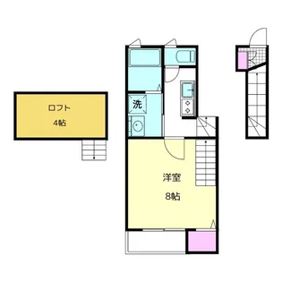東京都中野区新井1【アパート】の間取り