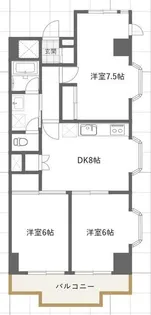 メゾンセザール32【4階】の間取り
