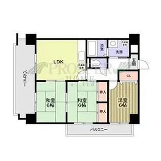 生野プラザ【2階】の間取り