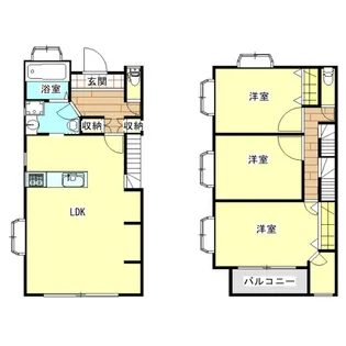 熊本県熊本市北区楠7【一戸建】の間取り
