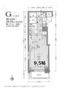 ガラ・ステージ大山【10階】の間取り