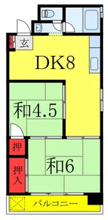 東京都板橋区小茂根2【マンション】の間取り