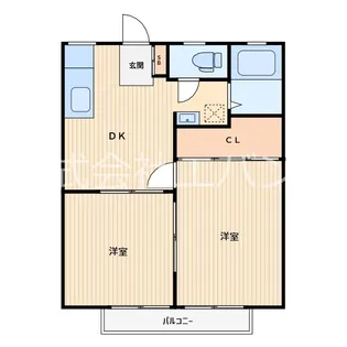 サンライフシバサキ【2階】の間取り