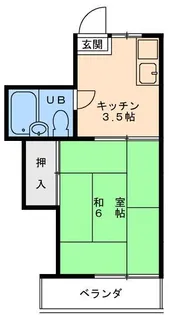 コーポ中島【2階】の間取り