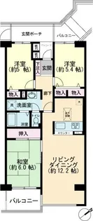 エルシティ新浦安【1階】の間取り
