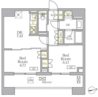 東京都文京区湯島3【マンション】の間取り