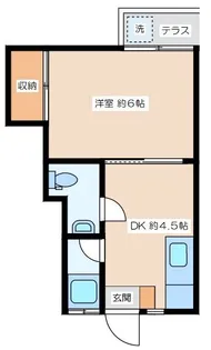 福寿ハイツ【1階】の間取り