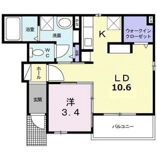 ラシアII【1階】の間取り