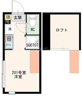 アイオライト【2階】の間取り