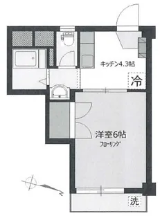 永瀬ビル【2階】の間取り