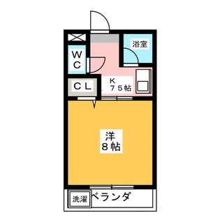 キャッスル・ミニ・M&M【3階】の間取り