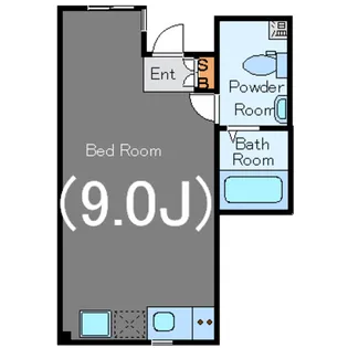 アルターナ上原【1階】の間取り