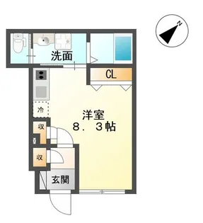 クレール長町【1階】の間取り