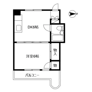 シティコーポ宝仙【7階】の間取り